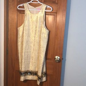 Lilly Pulitzer Formal Gold Dress